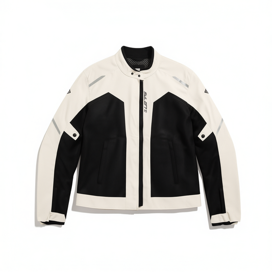 [031]NM  Summer Breathable Motorcycle Riding Suit, Four-Season Windproof, Warm, Cold-Resistant Retro Motorcycle Racing Suit for Men and Women