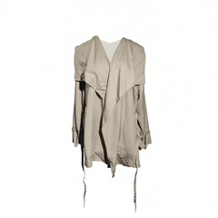 [529]NM  Plum Ripened, Chic and Elegant, Structured Large-Lapel Mid-Length Trench Coat for Women, Autumn New Arrival, Stylish Silhouette Outerwear