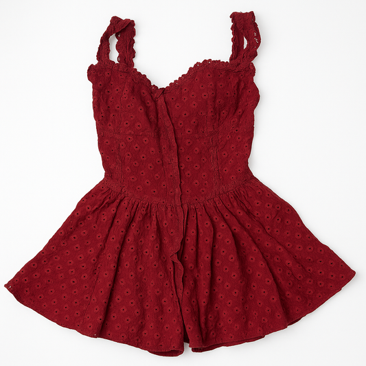 [882]MS [Mimi Jia] Hokkaido Girl Western Chic Lace Sexy Slimming Pleated Dress 25/Y575