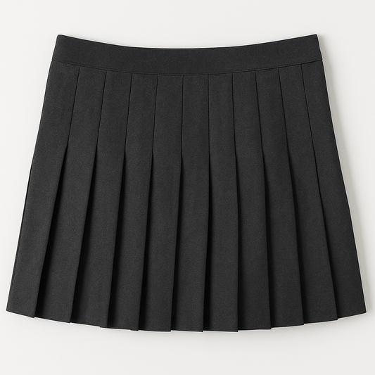 [888]GS   Women's Autumn and Winter 2025 New Fashionable High-Waisted A-Line Wool Pleated Skirt Slimming Versatile Casual Half Skirt