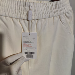[750] Deep Breath Minimalist Old Money Style Lightweight Air Mesh Yamamoto Pants Wide-Leg Sweatpants for Women A100437