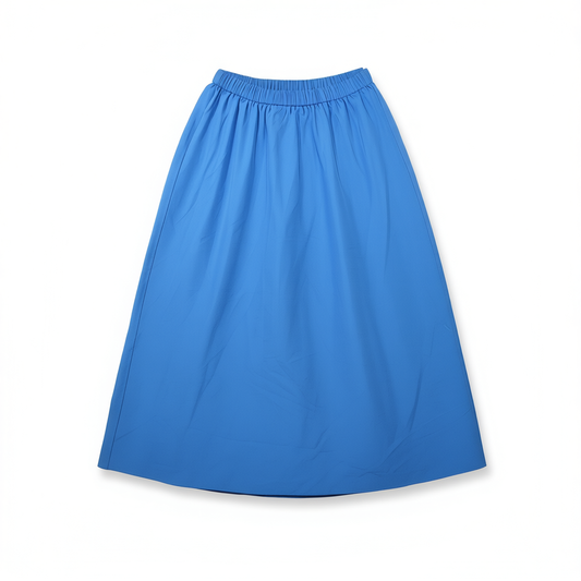 [680]G  Fresh Moi Summer Vacation Dopamine Fashion Summer Elastic Waist Three Color Pear-Shaped Figure Search A-Line Skirt