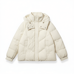 [872]N White Spirit Women's Down Jacket Winter Short Slim Fit Thickened White Duck Down High-End Trendy Outerwear