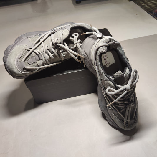[955]NM  Platform Dad Shoes Women's New Height-Increasing Grey Sneakers ACE1