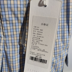 [987]NN Vintage Check Pattern Woven Workwear Shorts