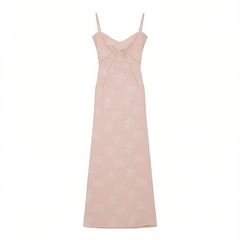 [606]N  Acuda Beautiful Little Skirt for Seaside Vacation, High-End and Super Good-Looking Tea Break French Floral Suspender Dress for Summer