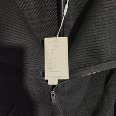[126]G   BEVAN UP|Bias cut*High stand-up collar textured short jacket