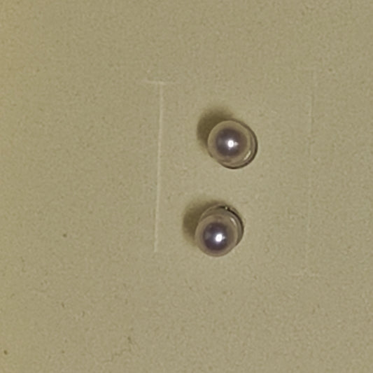 [274]M Hussain Simple Pearl Ear Studs New Pearl Earrings for Women High-End Style