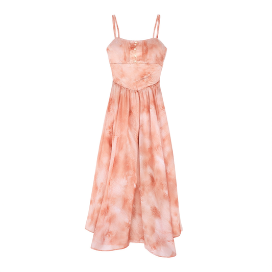 [308]NN Beach Resort Style Sleeveless Long Dress for Women Spring