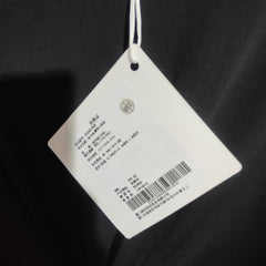 [426]G  MEIYANG Sculpted Black Dress Muse Goddess~ Tencel Roman Fabric Draped Pleated Round Neck Long Dress U