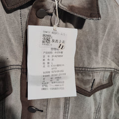 [730]G    Holocene American streetwear brand high-end denim  summer retro shirt