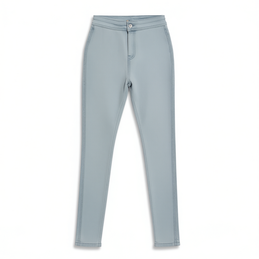 [725]N  French Rouje Tusse Vintage High-Waisted Denim Jeans Super Stretch Contouring Slimming Butt-Lifting Skinny Long Pants Women's