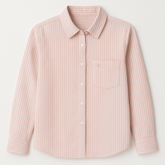 [952]GS    Women's Spring/Autumn New Collection Satin Polo Collar Shirt, Slim Fit, Slimming, Waist-Tailored, Exclusive Design, Long Sleeves