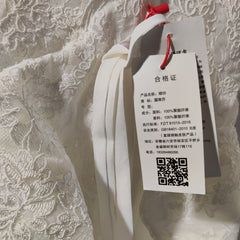 [248]N French Style Strapless Wedding Dress for Bride, High-End Texture, Woody Forest Style Heavy Lace Mermaid Bride Dress with Small Train