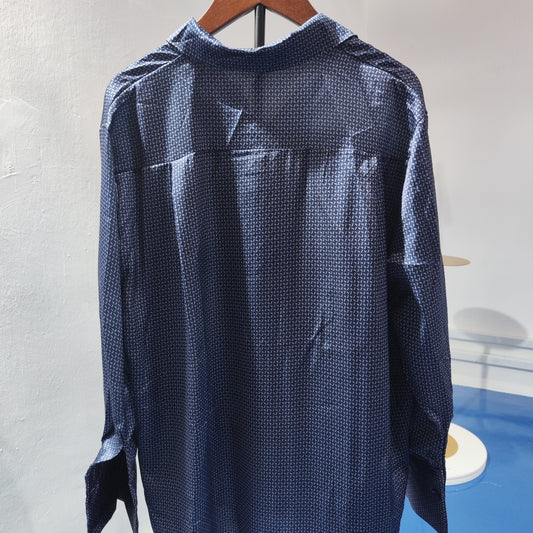 [799]G  ¡¾Promotional Price¡¿Fine Checkered Print Women's 2025 Spring New Arrival Stylish Long-Sleeve Shirt Loose-Fitting Base Layer Top