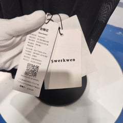 [589]G   5werkwen South French Holiday|Two-way Strapless Net Lace Patchwork Knit Halter Dress Sophisticated Long Dress
