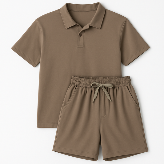 [287]GM   2025 Summer New Arrival Women's Sportswear Set Casual and Fashionable Two-Piece Set Short Sleeves and Shorts Stylish and Age-Defying Trendy