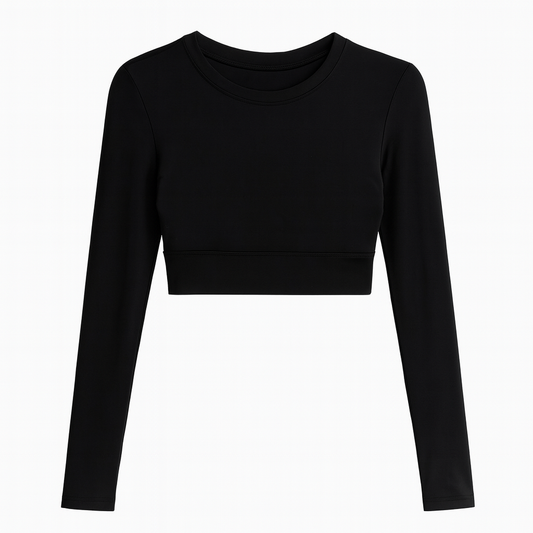 [007]NM Fitness Girl Sexy Backless Yoga Suit with Bra Sports Top Fall/Winter Collection Pilates Training Long-Sleeve Tight