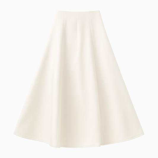 [626]GM    SISI JIANG "Nanyang Qianjin" Autumn French Pearl Bow A-line Long Skirt Fashion Set