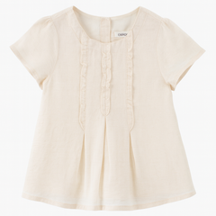 [452]GM    Yang Yang YANGRUOYU [Lightweight Summer] Women's Short Sleeve Shirt Thin Lightweight Gentle and Sweet Unique Babydoll Shirt Summer