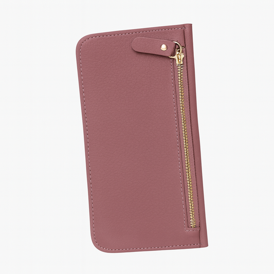 [602]NM Ultra-Thin Envelope-Style Unisex Long Wallet Calfskin Clutch Genuine Leather Coin Purse 2025 Simple Change Mobile Phone Pouch Trendy