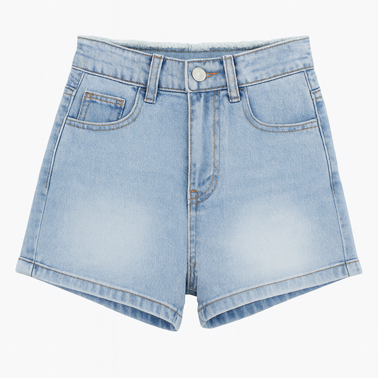 [888]GM   [Promotion Price] American-style Denim Shorts for Women Summer New Collection High-waisted Plus Size Pockets Embroidery A-line Micro Shorts Skinny Hot Pants