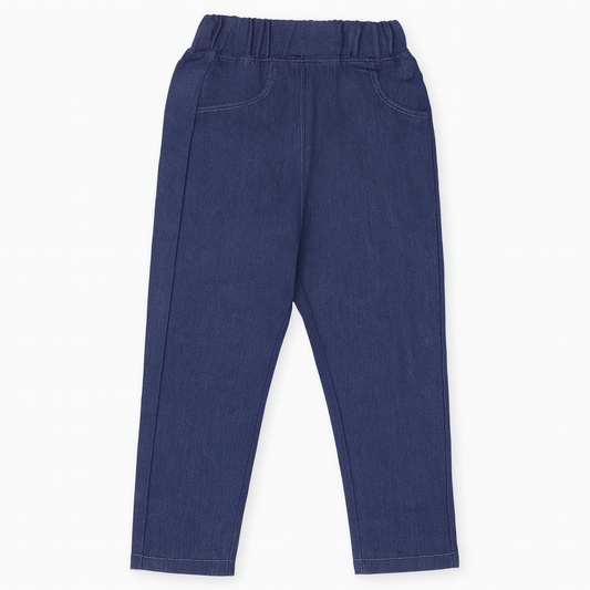 [176]GM    [Promotion Price] Girls' Denim Jeans Spring and Autumn Lightweight Wide-leg Casual Pants Children's Pants Big Kids Straight Leg Ripped Long Pants