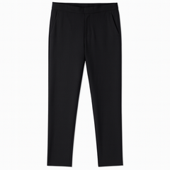 [150]GM    Men's Spring Lightweight Elastic Straight-Leg Tailored Trousers Business Slim Fit Black Pants New Men's Collection