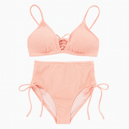 [003]GM   Women's 2025 New Hot Spring Swimsuit Two-Piece Strap Small Chest Sensual Pure Desire Style Bikini for Vacation