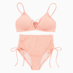 [003]GM   Women's 2025 New Hot Spring Swimsuit Two-Piece Strap Small Chest Sensual Pure Desire Style Bikini for Vacation
