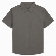 [008]MM Jeanswest 2025 New Collection 100% Cotton Short Sleeve Shirt for Men Lightweight Summer Simple and Versatile Loose Fit Casual Shirt Men's Trendy