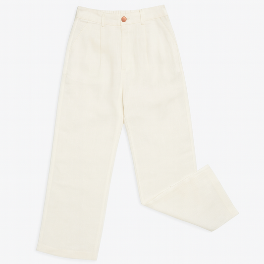 [006]GM  Promotional Price Women's Imported Linen Wide-leg Pants 2025 New Arrival Tencel Straight-leg Lightweight Summer High-waist Draped Casual Pants