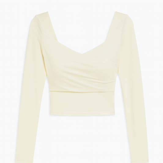 [757]GM   Women's Spring and Summer Yoga Wear with Built-in Bra, High-quality Tulle Long Sleeve Sports Top for Pilates Training Fitness Wear