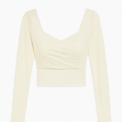 [757]GM   Women's Spring and Summer Yoga Wear with Built-in Bra, High-quality Tulle Long Sleeve Sports Top for Pilates Training Fitness Wear