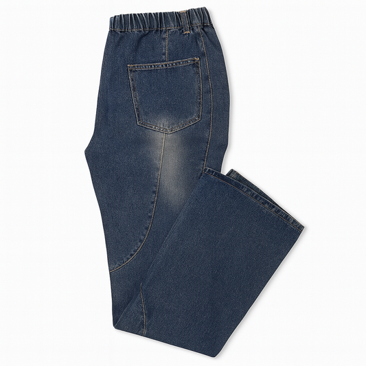 [781]GM  [Promotional Price] BWKA American Vintage Button Fly Denim Jeans for Women and Men, Autumn High-Street Fashion Brand Loose Slim Fit Straight Leg Slimming Slim Leg Pants