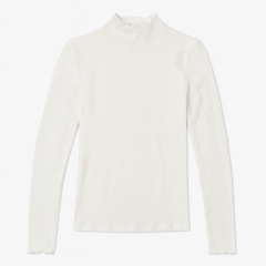 [769]GM  Xijia Handmade Petite Women's Mousse Cashmere Long Sleeve 2025 New Collection Winter Wear Versatile Fitted T-shirt