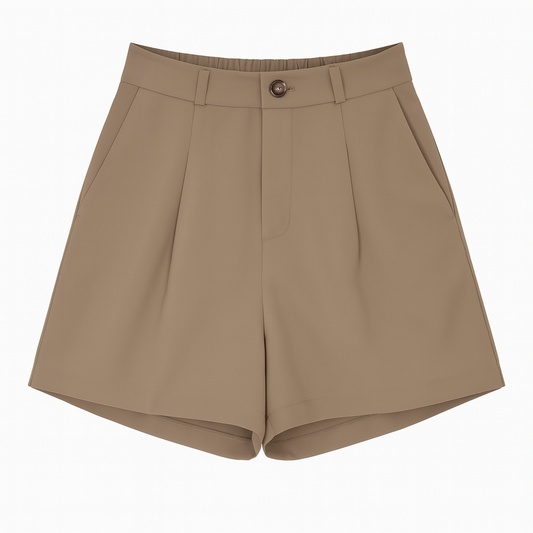 [359]MM  ¡¾Promotional Price¡¿Black Suit Shorts for Women Summer Lightweight 2025 New Arrival Petite Ice Silk Oversized Slimming Wide Leg 7-inch Pants