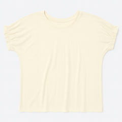 [033]MM Women's Spring Summer 2025 New Arrival COS Style Sweet Girl Ruffles Casual Versatile Short-Sleeve T-Shirt Top 1259483001