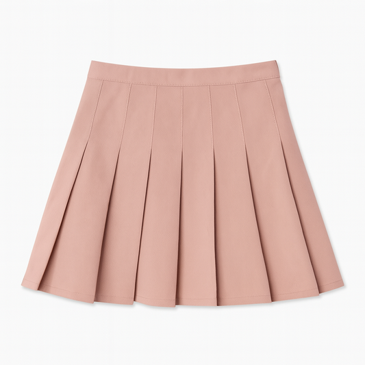 [417]GM   Plus Size Slim Fit High-Waisted Suit-Style Pleated Skirt for Women Spring Korean Fashion Trendy Slimming Tummy Control A-Line Mini Skirt