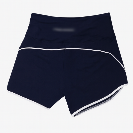[971]GM   Women's Summer High-waisted Quick-dry Running Training Fitness Pants with Bikini Cut for Yoga 3/4 Shorts