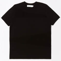 [880]GM   Black Openwork Knitted Regular Shoulder Slim Fit Short Sleeve Women's T-shirt 2025 New Collection Summer Seductive Charm Top