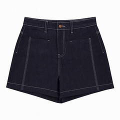 [745]GM  Plus Size High-Waisted Lightweight Denim Shorts for Women, Slimming A-Line Wide-Leg Summer Shorts for Pear-Shaped Bodies