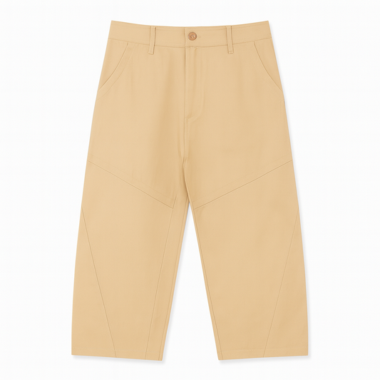 [215]MM 2025 Spring and Summer Pure Cotton Eight-Nine-Point Carrot Pants for Women High-Waisted Loose Cotton Casual Harem Daddy Pants for Small People