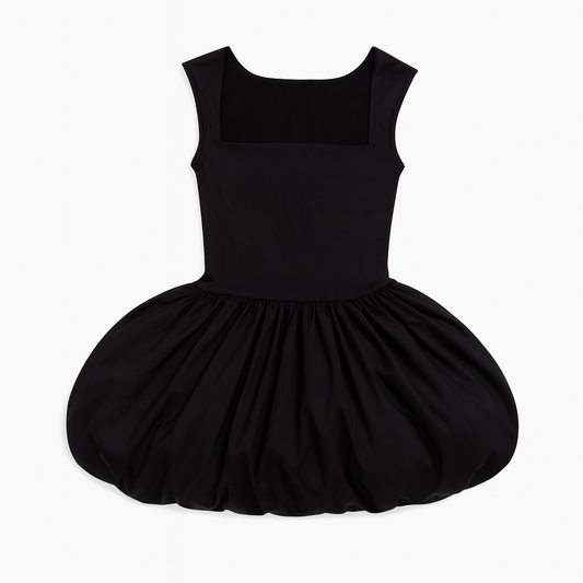 [498]MM  [Promotional Price] Sleeveless Halter Dress for Women and Children, Spring and Summer, Petite French Sweet and Spicy Waist-Cinching Slimming Ballet Ruffle Skirt