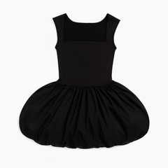 [498]MM  [Promotional Price] Sleeveless Halter Dress for Women and Children, Spring and Summer, Petite French Sweet and Spicy Waist-Cinching Slimming Ballet Ruffle Skirt
