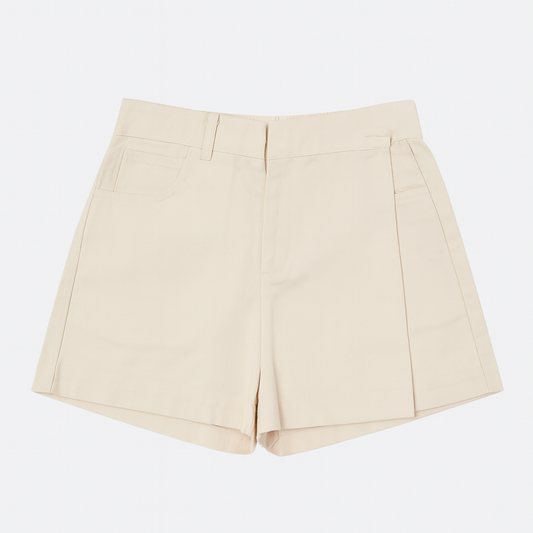[592]MM  NUQLOC Women's Drapey Denim Style Stone-Washed Casual Shorts A-Line Skirt Spring/Summer 2025 New Arrival 477522