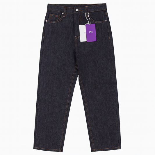 [324]MM  NOW3 American Retro Washed Black Cigarette Jeans Men's Versatile Cleanfit Straight Leg Loose Wide Leg Pants