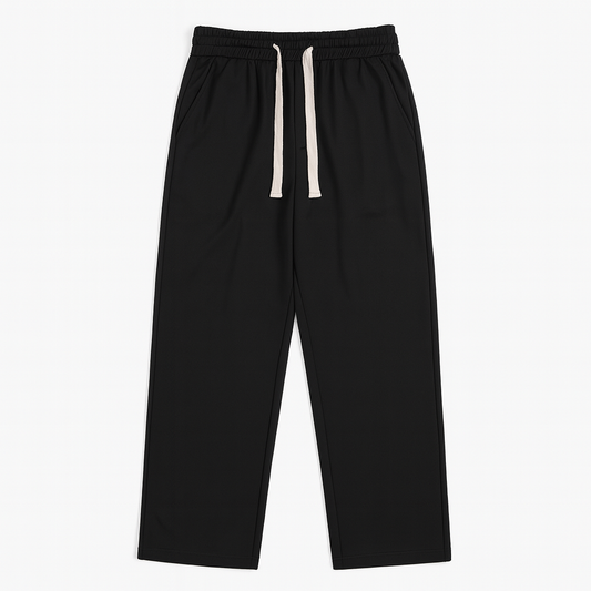 [049]MM  Men's Spring-Summer 2025 New Black Straight-Leg Loose Wide-Leg Casual Long Pants Trendy