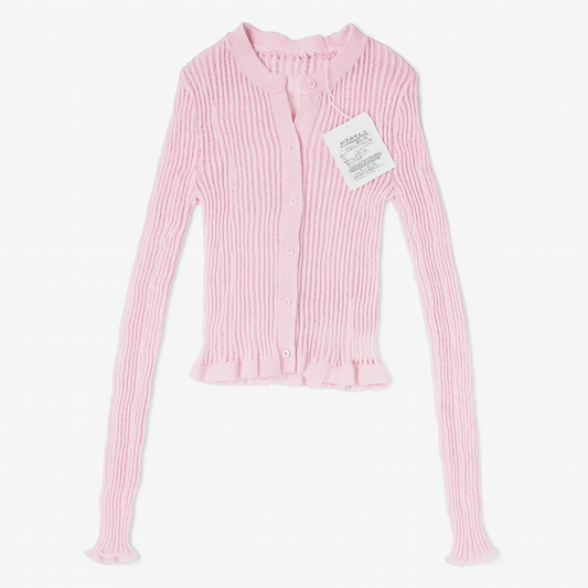 [150]GM     Zhizhi Teenage Journey Women's Short Cardigan 2025 Summer New Arrival Ultra-Thin Knitted Sweater Casual Free-Spirited Style