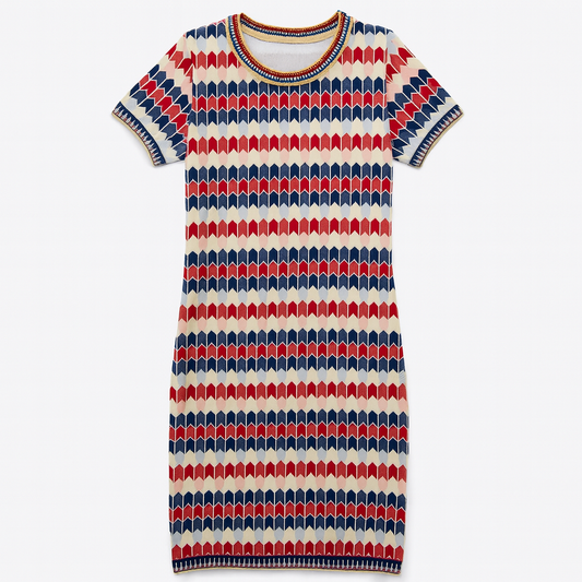 [165]MM  2025 Summer Dress Women's Elegant French Design Petite Straight Cut Dress